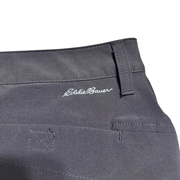 Eddie Bauer Black Skort Size 8 Activewear Front Back Pockets - Picture 3 of 8
